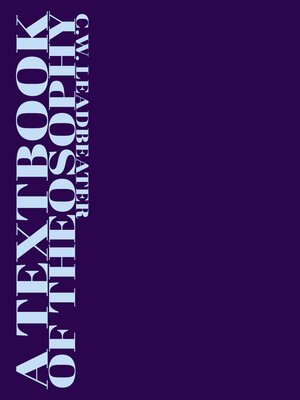 cover image of A Textbook of Theosophy
